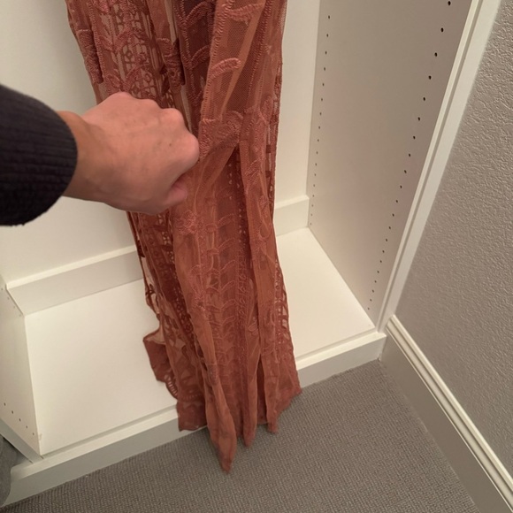 Socialite Lace Maxi Romper Dress - Picture 9 of 11